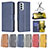 Custodia Portafoglio In Pelle Cover con Supporto B04F per Samsung Galaxy F23 5G