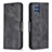 Custodia Portafoglio In Pelle Cover con Supporto B04F per Samsung Galaxy M32 4G Nero