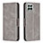 Custodia Portafoglio In Pelle Cover con Supporto B04F per Samsung Galaxy M33 5G Grigio