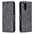Custodia Portafoglio In Pelle Cover con Supporto B04F per Xiaomi Poco M5S Nero