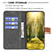 Custodia Portafoglio In Pelle Cover con Supporto B05F per Motorola Moto E30
