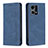 Custodia Portafoglio In Pelle Cover con Supporto B05F per Oppo Reno8 4G Blu