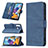 Custodia Portafoglio In Pelle Cover con Supporto B05F per Samsung Galaxy A21