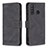 Custodia Portafoglio In Pelle Cover con Supporto B05F per Samsung Galaxy A21 Nero