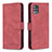 Custodia Portafoglio In Pelle Cover con Supporto B05F per Samsung Galaxy M40S Rosso