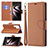 Custodia Portafoglio In Pelle Cover con Supporto B05F per Samsung Galaxy S23 Ultra 5G
