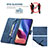 Custodia Portafoglio In Pelle Cover con Supporto B05F per Xiaomi Mi 11X Pro 5G