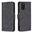 Custodia Portafoglio In Pelle Cover con Supporto B05F per Xiaomi Poco M3 Nero