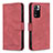 Custodia Portafoglio In Pelle Cover con Supporto B05F per Xiaomi Redmi Note 11 Pro+ Plus 5G Rosso