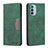 Custodia Portafoglio In Pelle Cover con Supporto B06F per Motorola Moto G41 Verde