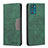 Custodia Portafoglio In Pelle Cover con Supporto B06F per Motorola Moto G42 Verde