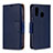 Custodia Portafoglio In Pelle Cover con Supporto B06F per Samsung Galaxy A40 Blu