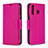 Custodia Portafoglio In Pelle Cover con Supporto B06F per Samsung Galaxy A40s Rosa Caldo