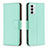 Custodia Portafoglio In Pelle Cover con Supporto B06F per Samsung Galaxy F23 5G Verde