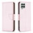 Custodia Portafoglio In Pelle Cover con Supporto B06F per Samsung Galaxy M33 5G Oro Rosa