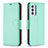 Custodia Portafoglio In Pelle Cover con Supporto B06F per Samsung Galaxy Quantum2 5G Verde