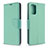 Custodia Portafoglio In Pelle Cover con Supporto B06F per Samsung Galaxy S20 Verde