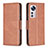 Custodia Portafoglio In Pelle Cover con Supporto B06F per Xiaomi Mi 12X 5G Marrone