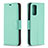 Custodia Portafoglio In Pelle Cover con Supporto B06F per Xiaomi Poco M3 Verde