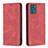 Custodia Portafoglio In Pelle Cover con Supporto B07F per Motorola Moto G42 Rosso