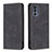 Custodia Portafoglio In Pelle Cover con Supporto B07F per Motorola Moto G62 5G Nero