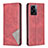 Custodia Portafoglio In Pelle Cover con Supporto B07F per Oppo A56S 5G Rosso