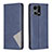 Custodia Portafoglio In Pelle Cover con Supporto B07F per Oppo F21s Pro 4G Blu