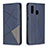Custodia Portafoglio In Pelle Cover con Supporto B07F per Samsung Galaxy A40 Blu