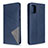 Custodia Portafoglio In Pelle Cover con Supporto B07F per Samsung Galaxy A51 5G Blu