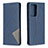 Custodia Portafoglio In Pelle Cover con Supporto B07F per Samsung Galaxy Note 20 Ultra 5G Blu