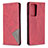 Custodia Portafoglio In Pelle Cover con Supporto B07F per Samsung Galaxy Note 20 Ultra 5G Rosso