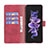 Custodia Portafoglio In Pelle Cover con Supporto B07F per Samsung Galaxy Z Fold3 5G