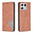 Custodia Portafoglio In Pelle Cover con Supporto B07F per Xiaomi Mi 13 Pro 5G Marrone