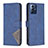 Custodia Portafoglio In Pelle Cover con Supporto B08F per Motorola Moto G Power (2022) Blu