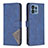 Custodia Portafoglio In Pelle Cover con Supporto B08F per Motorola Moto X40 5G Blu