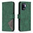 Custodia Portafoglio In Pelle Cover con Supporto B08F per Oppo A94 4G Verde