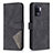 Custodia Portafoglio In Pelle Cover con Supporto B08F per Oppo F19 Pro Nero