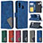 Custodia Portafoglio In Pelle Cover con Supporto B08F per Samsung Galaxy A40