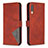 Custodia Portafoglio In Pelle Cover con Supporto B08F per Samsung Galaxy A70 Arancione