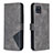 Custodia Portafoglio In Pelle Cover con Supporto B08F per Samsung Galaxy A81 Grigio