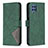 Custodia Portafoglio In Pelle Cover con Supporto B08F per Samsung Galaxy M32 4G Verde