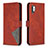 Custodia Portafoglio In Pelle Cover con Supporto B08F per Samsung Galaxy Note 10 Plus 5G Arancione
