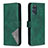 Custodia Portafoglio In Pelle Cover con Supporto B08F per Samsung Galaxy S20 Plus Verde