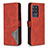 Custodia Portafoglio In Pelle Cover con Supporto B08F per Samsung Galaxy S20 Ultra 5G Arancione