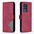 Custodia Portafoglio In Pelle Cover con Supporto B08F per Samsung Galaxy S20 Ultra 5G Rosso