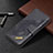 Custodia Portafoglio In Pelle Cover con Supporto B08F per Samsung Galaxy S21 5G Nero