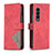 Custodia Portafoglio In Pelle Cover con Supporto B08F per Samsung Galaxy Z Fold4 5G Rosso