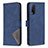 Custodia Portafoglio In Pelle Cover con Supporto B08F per Vivo Y11s Blu