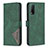 Custodia Portafoglio In Pelle Cover con Supporto B08F per Vivo Y11s Verde
