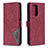 Custodia Portafoglio In Pelle Cover con Supporto B08F per Xiaomi Mi 11T 5G Rosso